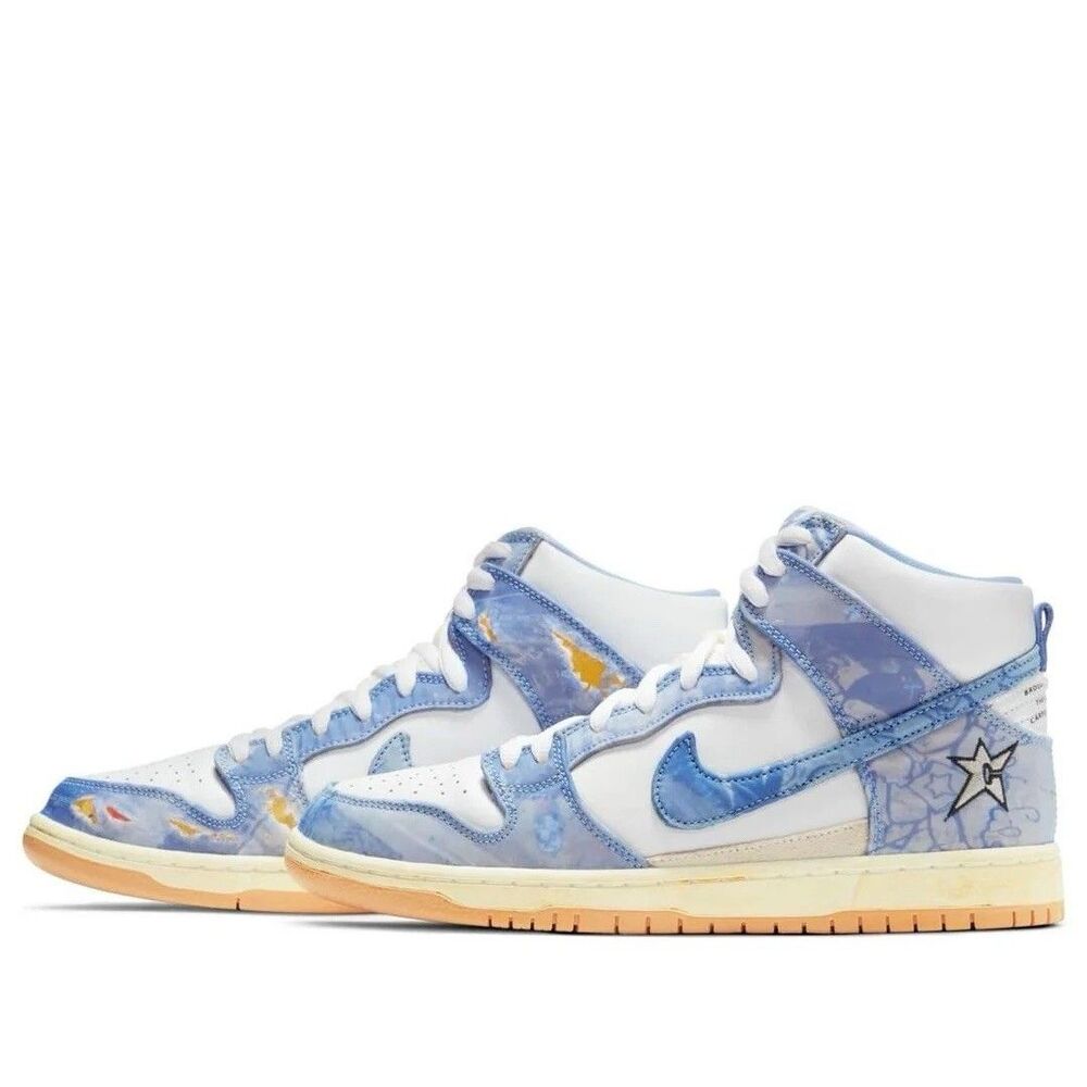 Nike SB Dunk High Carpet Company White Royal Mens Size 5.5/Womens 7 CV1677-100
